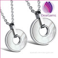 wholesale silver color stainless steel pendants with chain